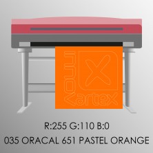 651 pastel orange