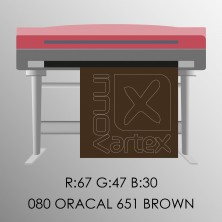 Oracal 651 brown