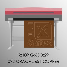Oracal 651 copper