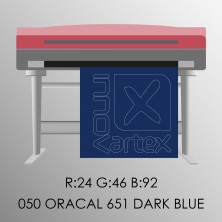 Oracal 651 dark blue