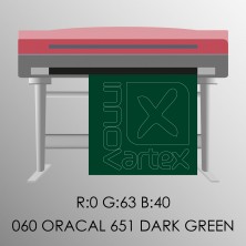 Oracal 651 dark green