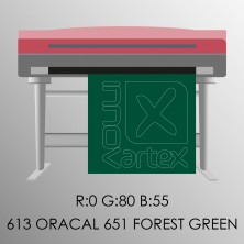 Oracal 651 forest green