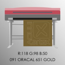 Oracal 651 gold