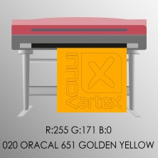 Oracal 651 golden yellow