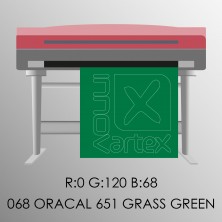 Oracal 651 grass green