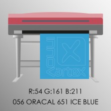 Oracal 651 ice blue