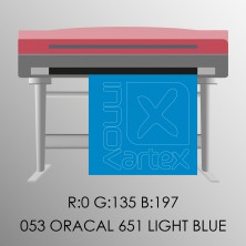 Oracal 651 light blue