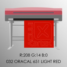 Oracal 651 light red