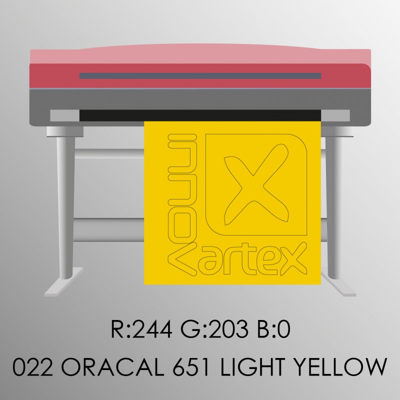 Oracal 651 light yellow