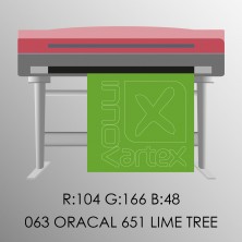Oracal 651 lime tree green