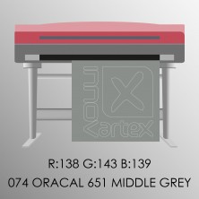Oracal 651 middle grey