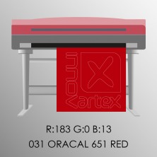 Oracal 651 red