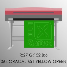 Oracal 651 yellow green